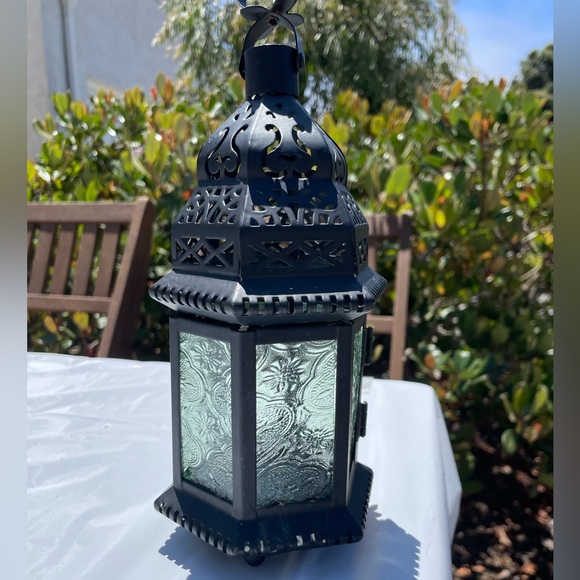 COPY - Glass Moroccan Lantern - Picture 2 of 3